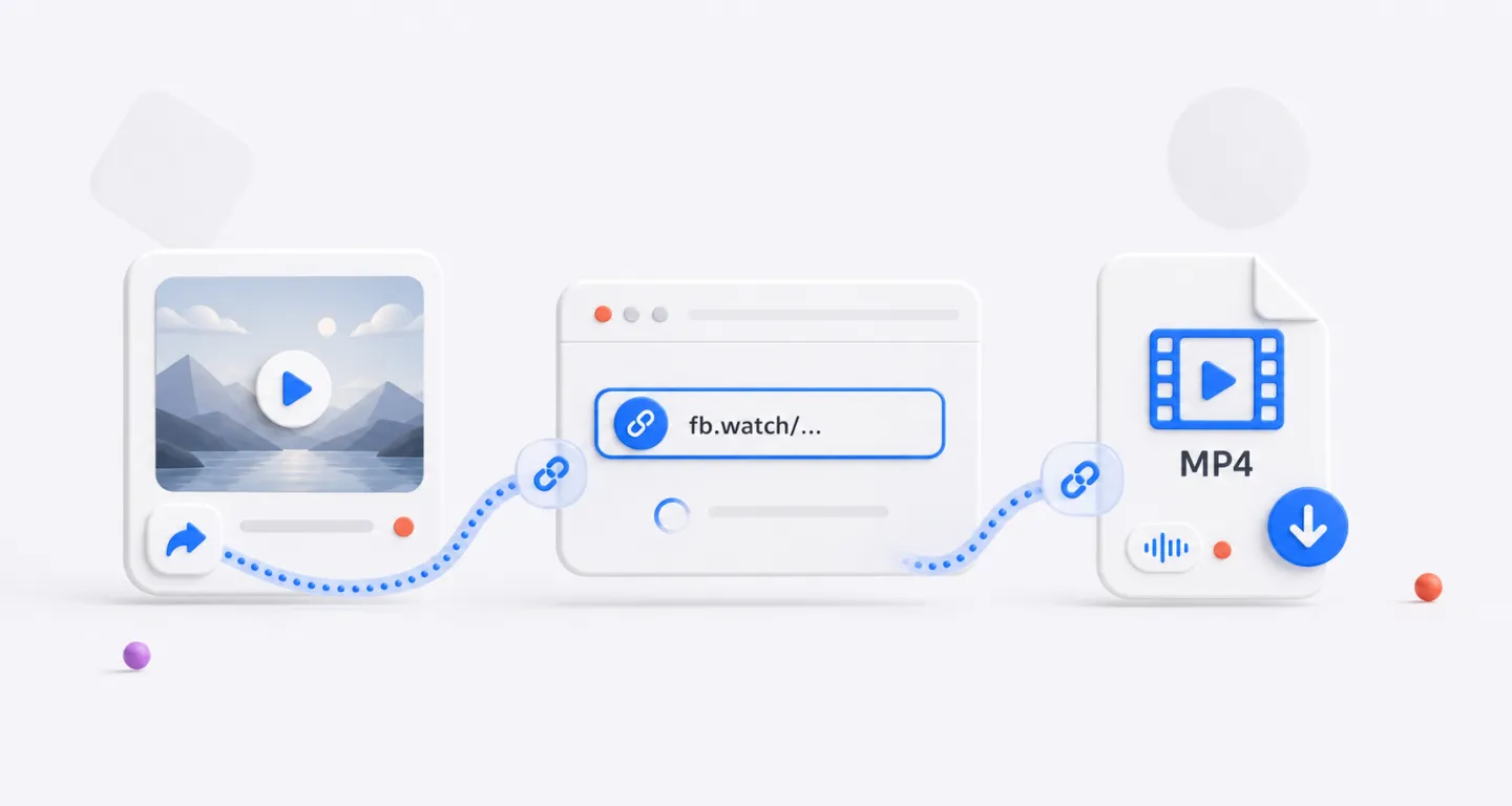 Facebook 公开链接经过解析并生成 MP4 下载文件