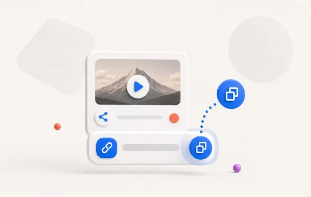 复制 Facebook 公开视频链接